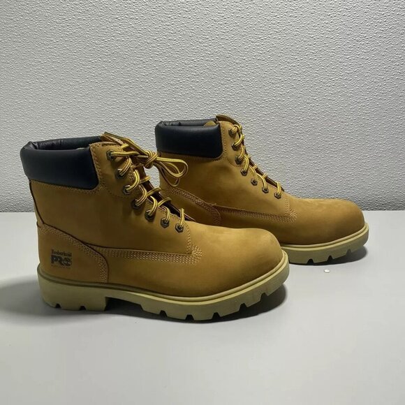 NEW TIMBERLAND PRO Saw Horse 6" Composite Alloy Toe Men,s Boot Tan - Picture 3 of 5